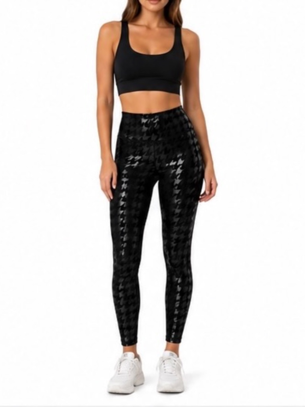 Xersion size‎ 7/8 Black Textured Active Leggings